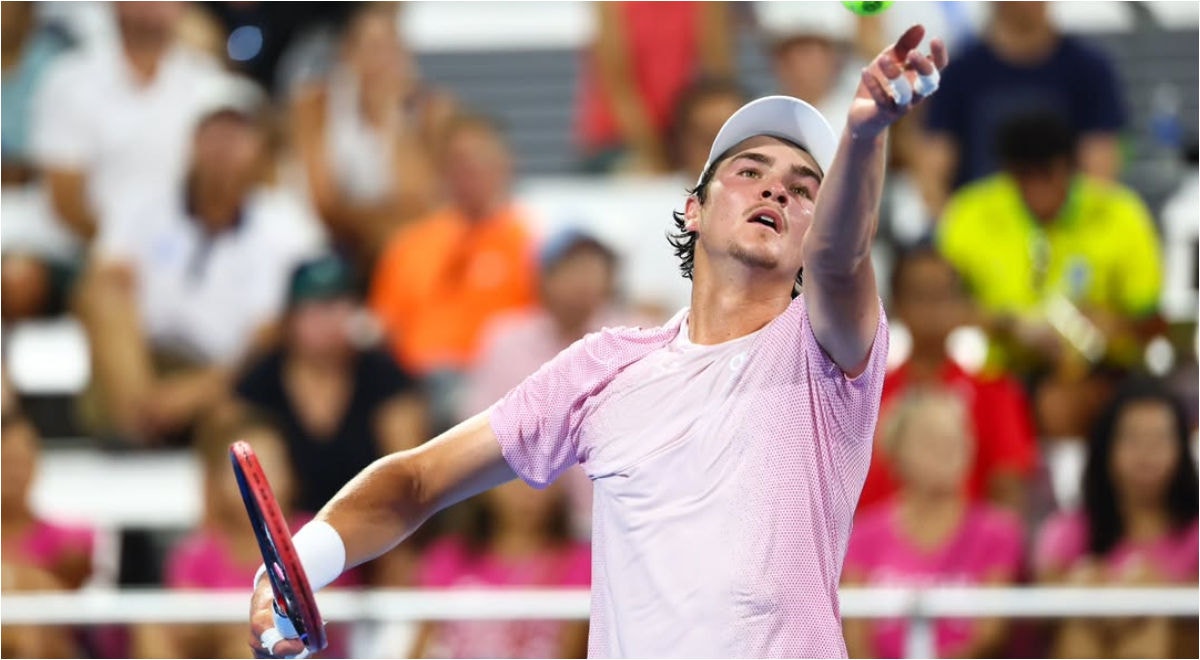 João Fonseca em ção Masters 1000 de Cincinnati