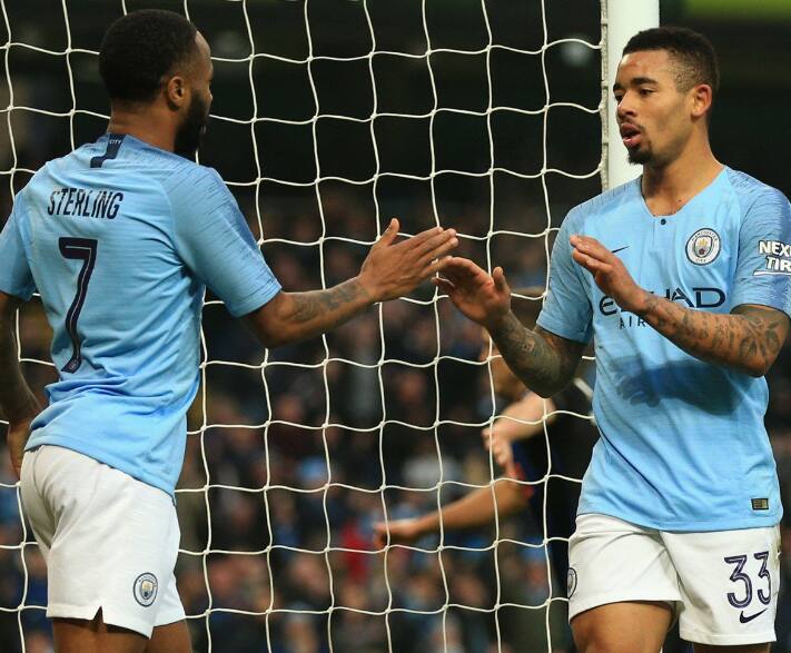 A goleada aconteceu com equipe mista em campo, já que o técnico Joseph Guardiola optou pela formação preocupado também com o Campeonato Inglês