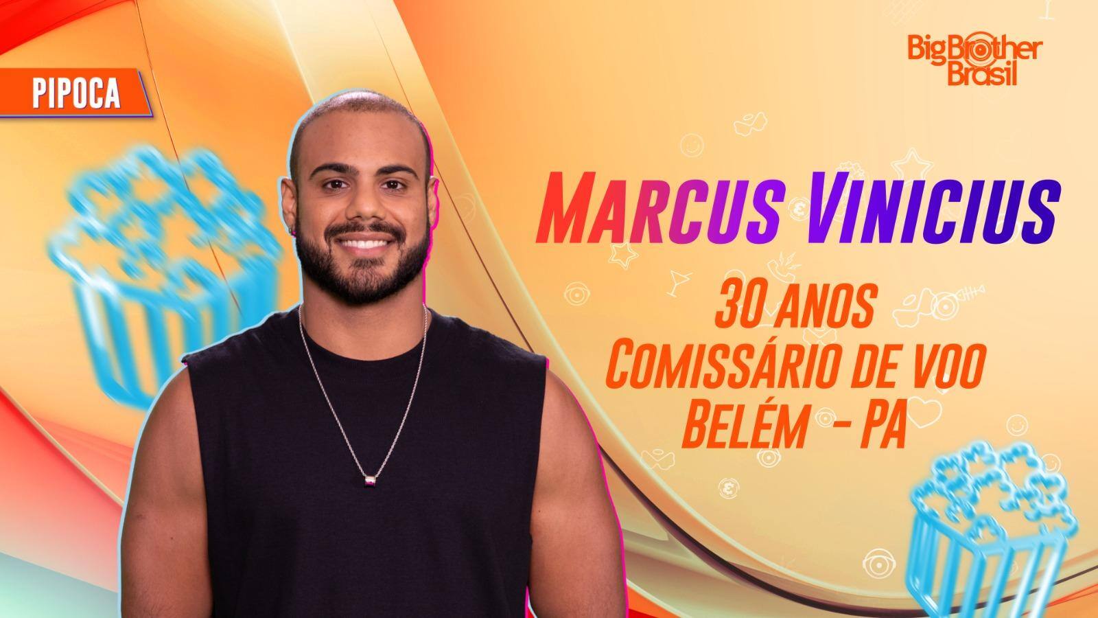 Marcus Vinicius é comissário de bordo