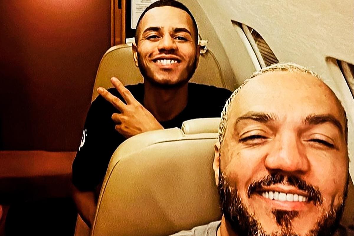 Belo e o filho, Paulo Arthur