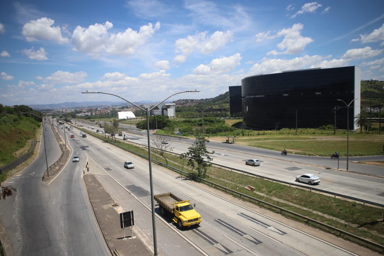 Possível ponto de pedágio na MG-10 próximo à Cidade Administrativa