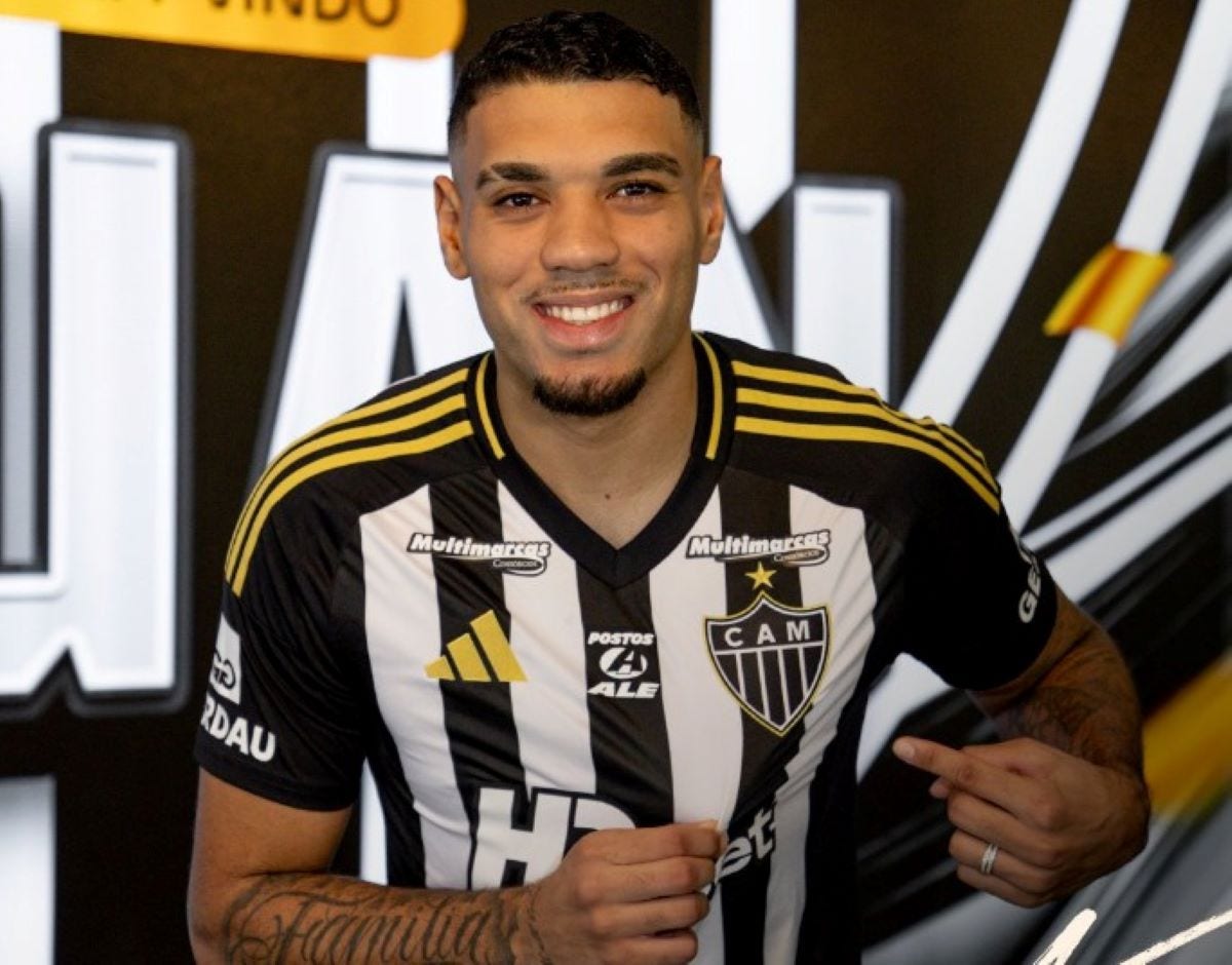 Ruan foi anunciado pelo Atlético na manhã desta segunda-feira (25)