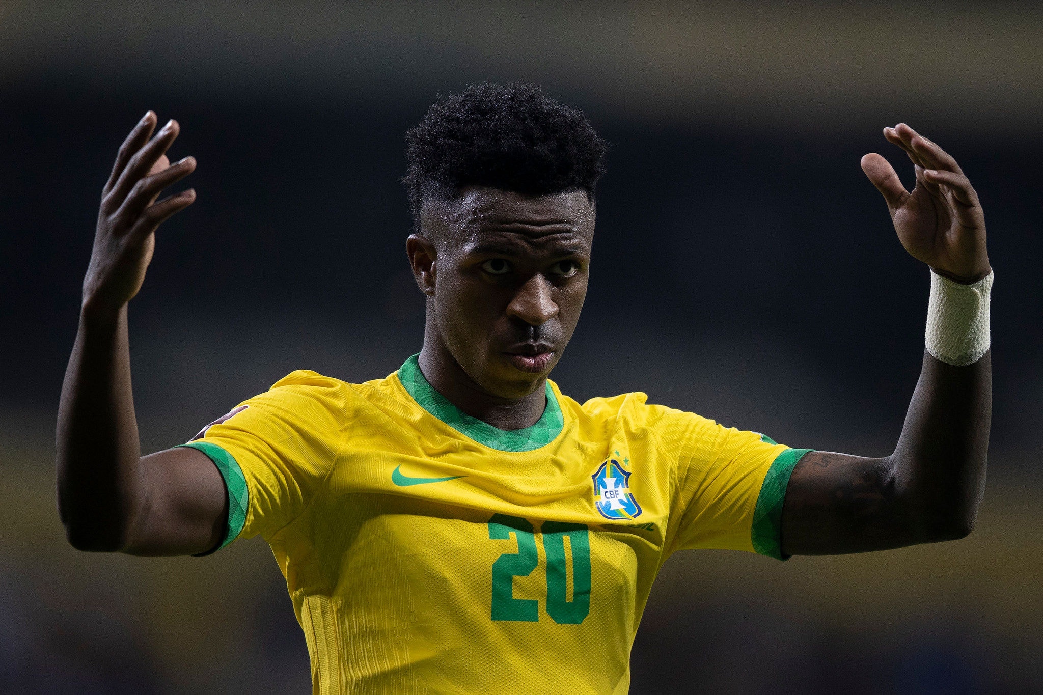 Vini Jr, atacante da seleção brasileira