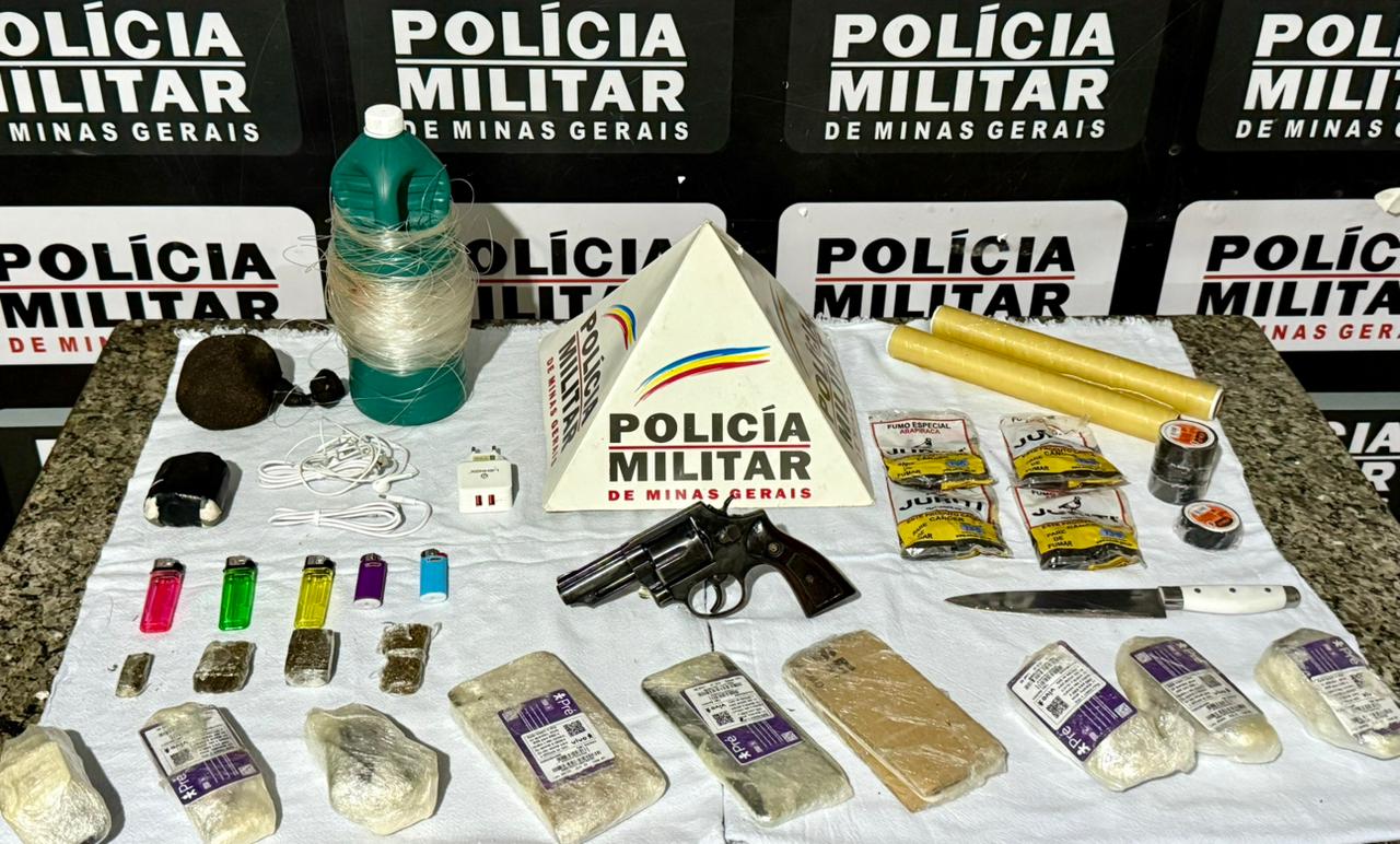 Material apreendido foi encaminhado à Delegacia de Polícia Civil