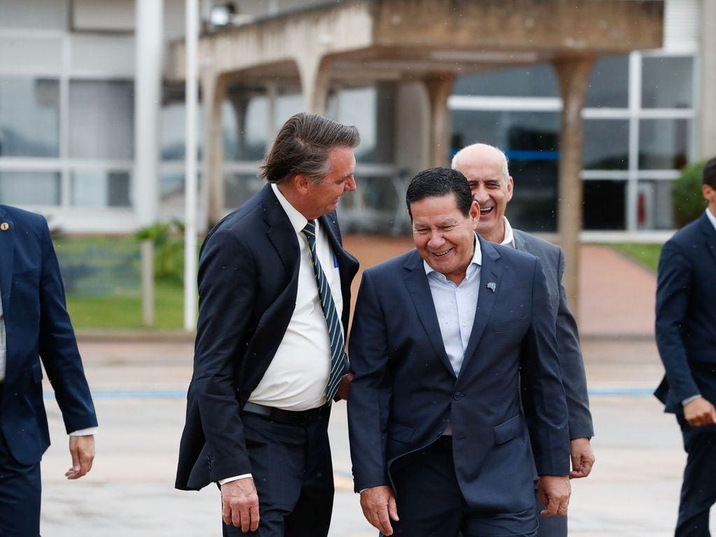 Jair Bolsonaro e Hamilton Mourão