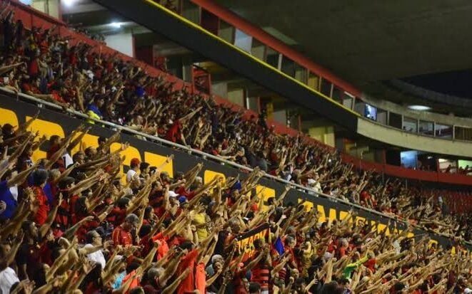 Torcida do Sport. (Foto: Anderson Stevens/Sport Club do Recife)