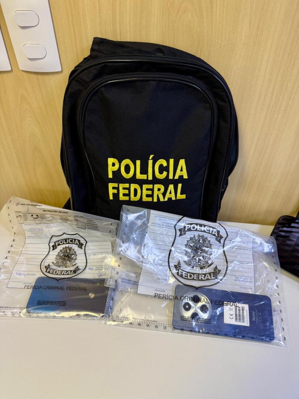 Material apreendido será periciado 