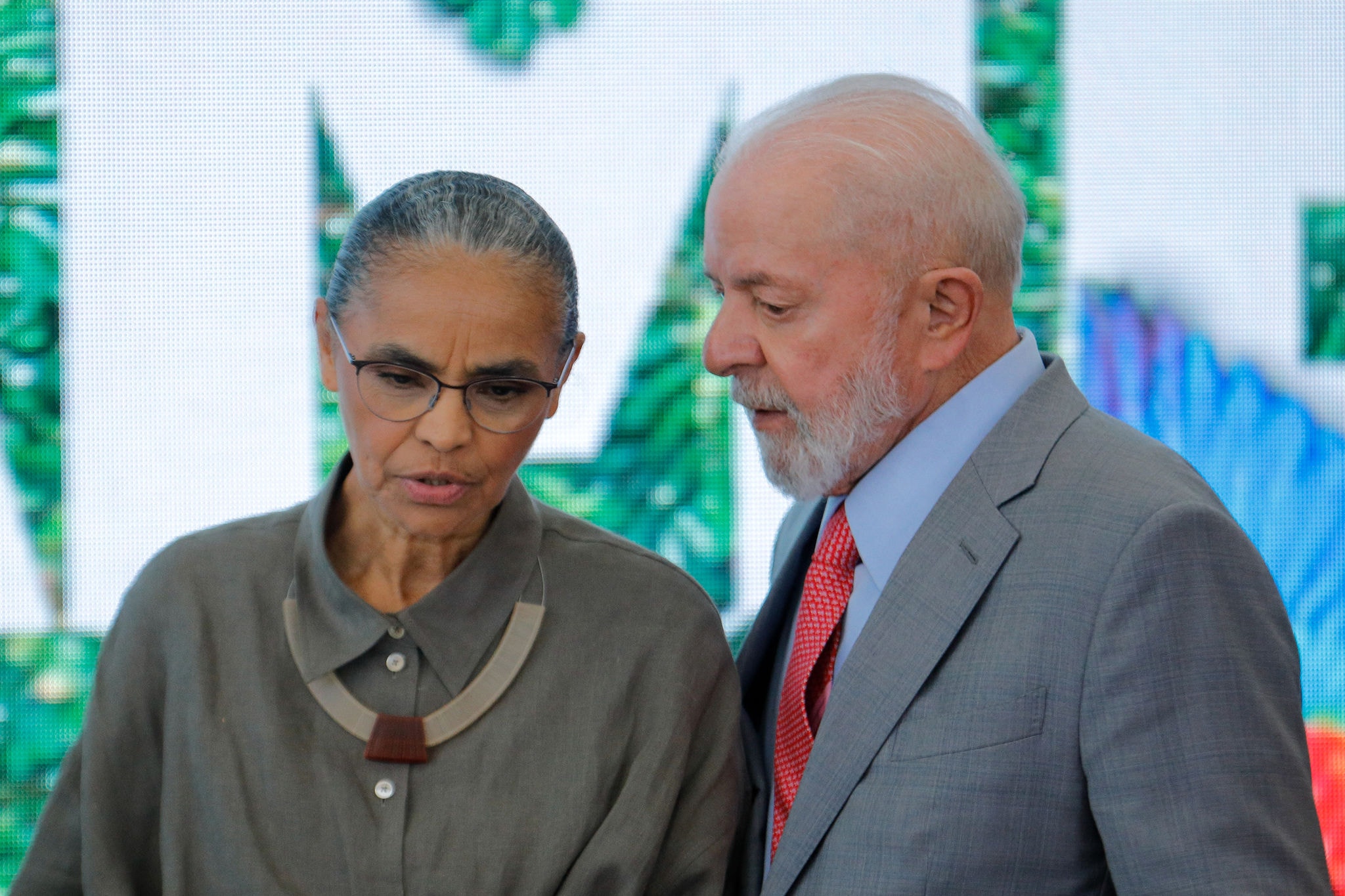 Presidente Lula e Marina Silva em evento do Dia Mundial do Meio Ambiente