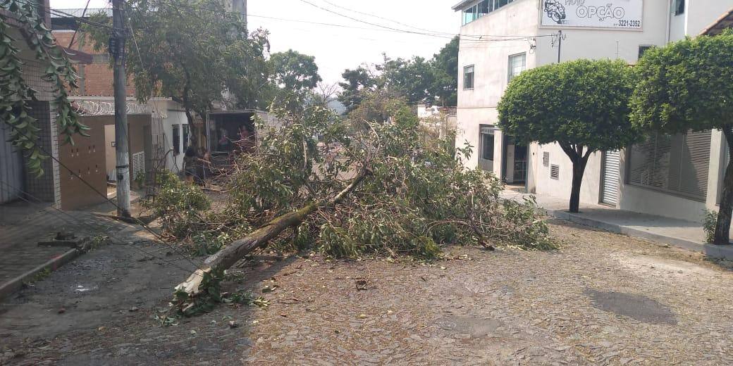 Chuva provocou uma série de estragos em bairros de Divinópolis