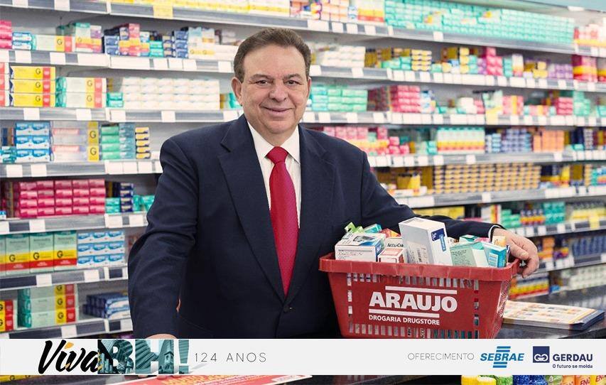 A rede de drogarias Araujo teve a primeira loja inaugurada em 1913