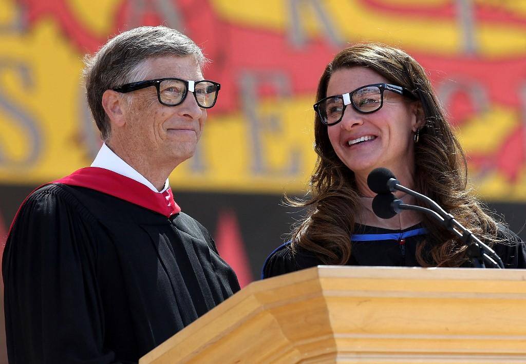 Bill Gates e Melinda em registro de 2014