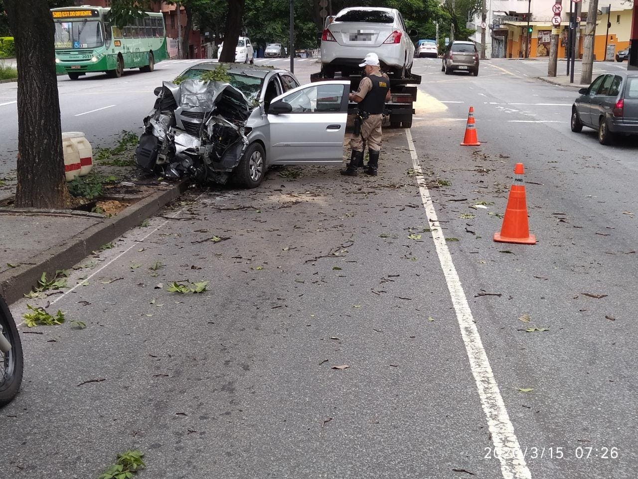 Acidente avenida Amazonas