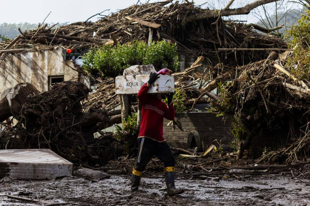 destruição enchente ciclone muçum rio grande do sul