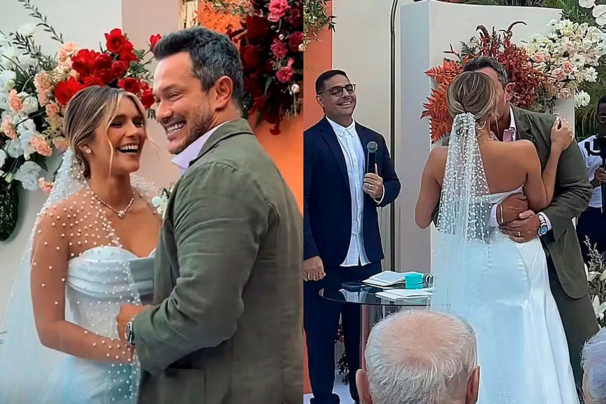 Isabella Santoni se casa com o empresário Henrique Blecher
