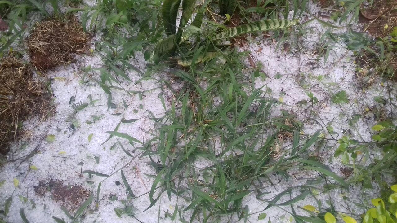 Chuva de granizo pode atingir BH