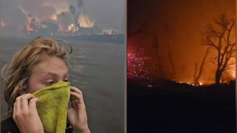 Família incendio