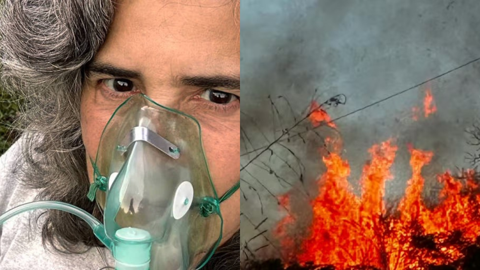 Atriz precisou ser atendida pelo Corpo de Bombeiros