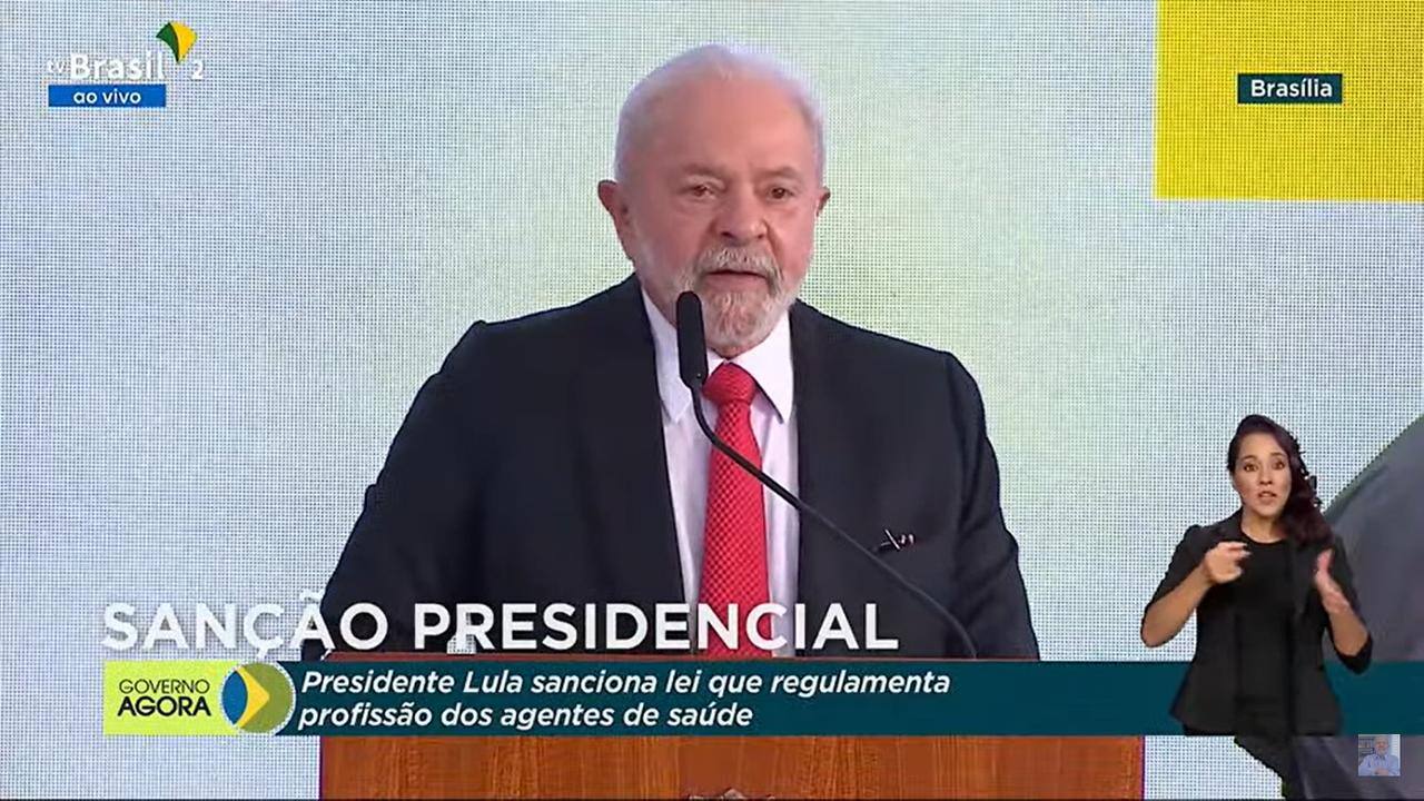 Lula sanciona lei sobre agentes comunitários de saúde
