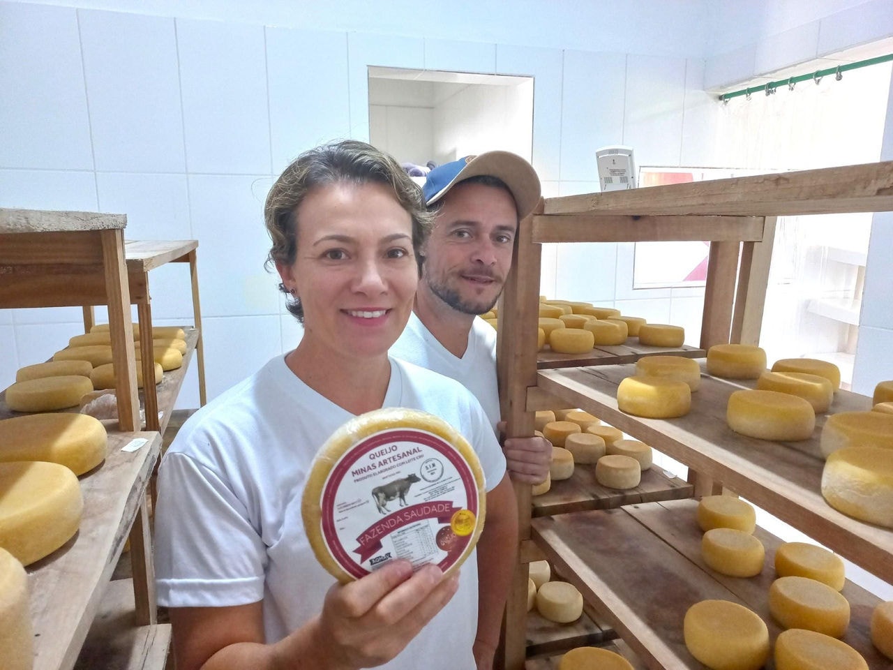 Tereza e Mateus, da Fazenda Saudade, em Ibertioga