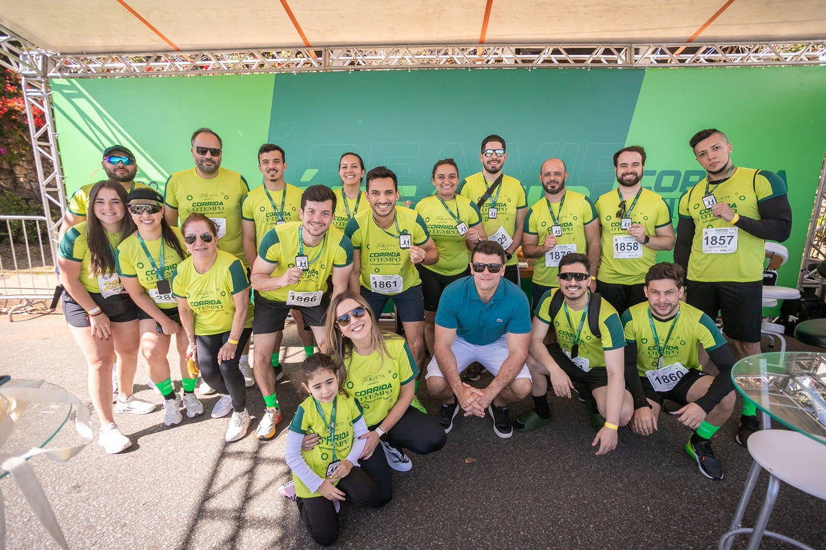 Colaboradores do Grupo Projeta participaram da Corrida O TEMPO no Mirante Belvedere 