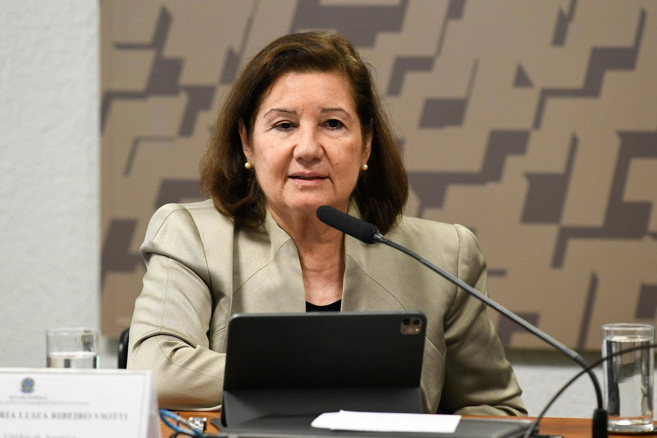 A embaixadora Maria Luiza Ribeiro Viotti