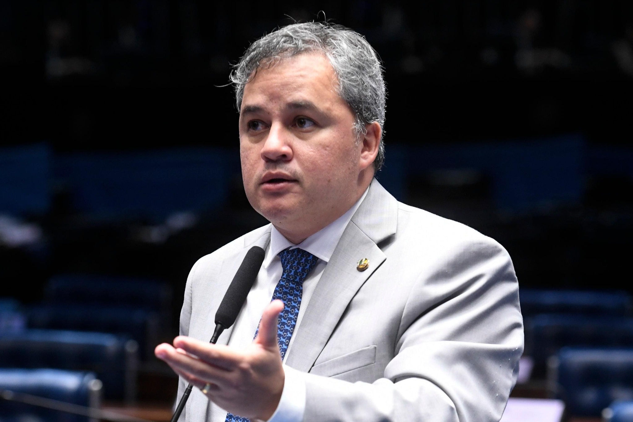 O senador Efraim Filho, líder do União Brasil