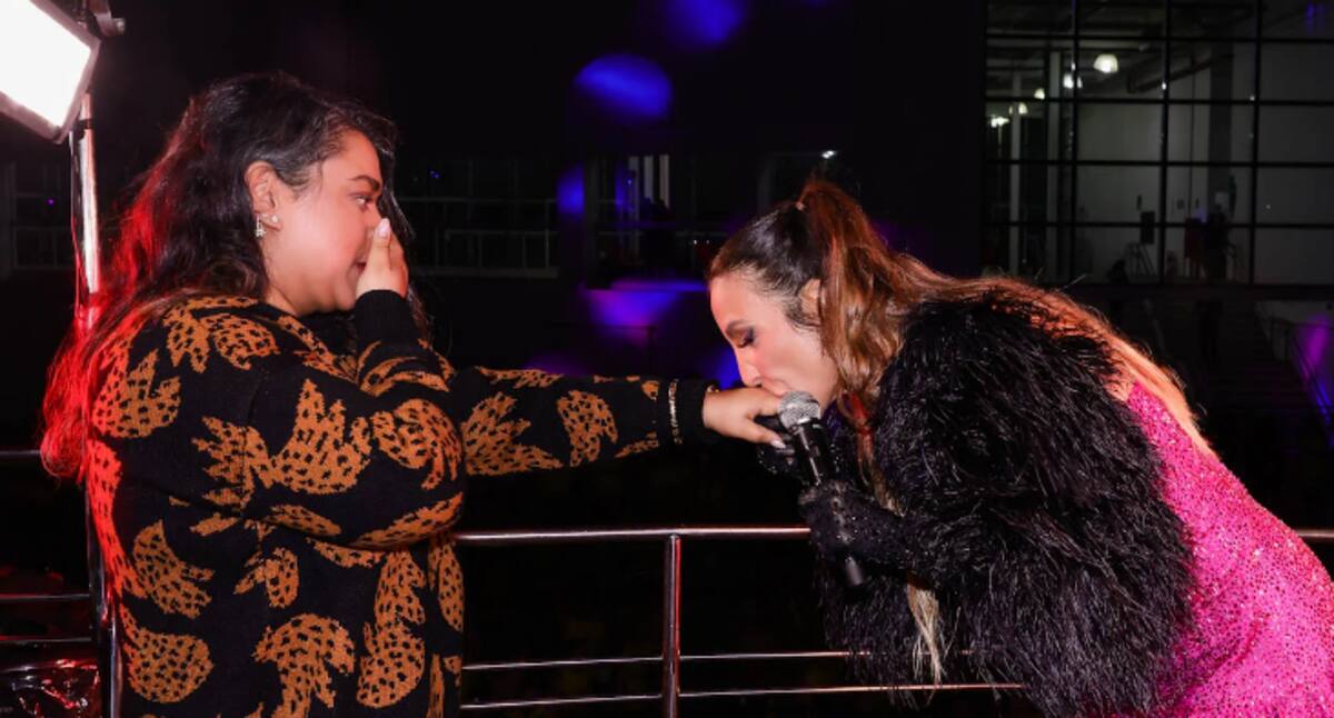 Preta Gil havia participado de um show de Ivete enquanto estava em tratamento de saúde