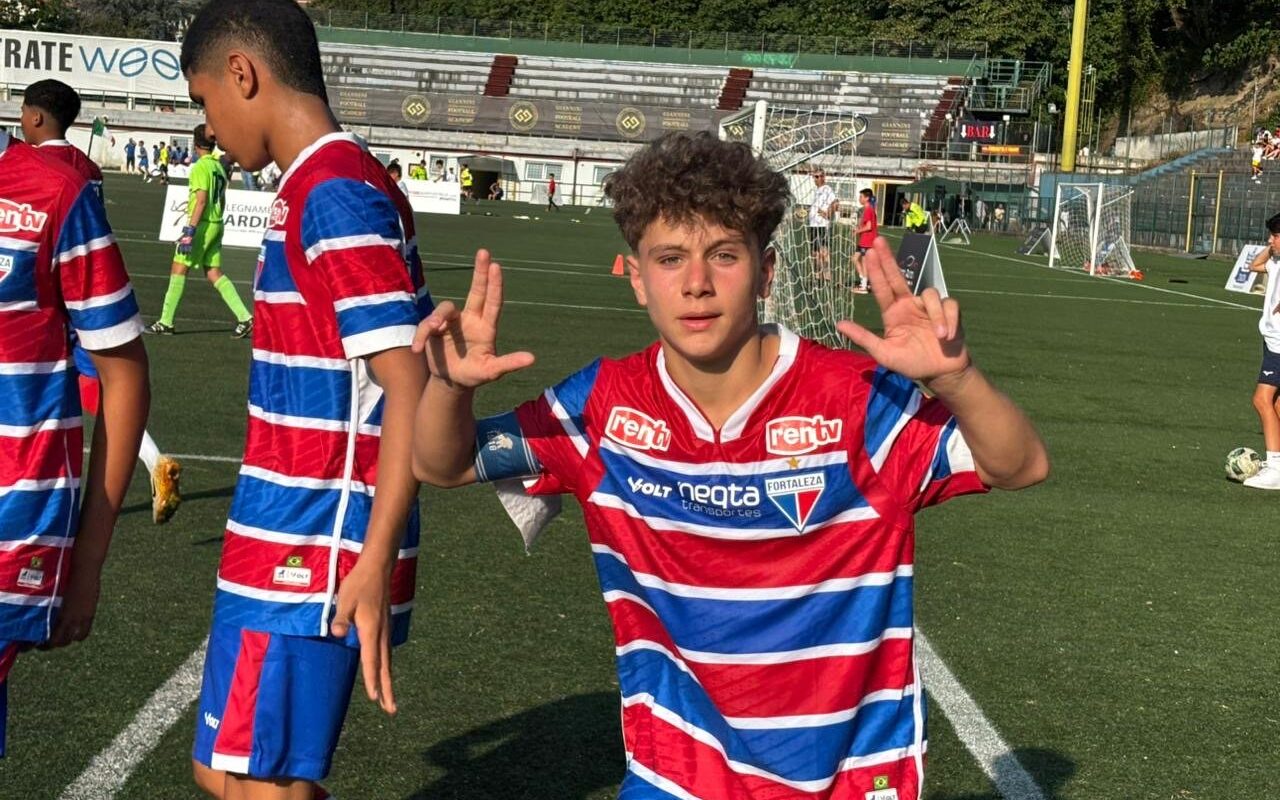 Sub-13 do Fortaleza está na Internacional Cup San Barnaba Marino (Foto: reprodução/Fortaleza EC)