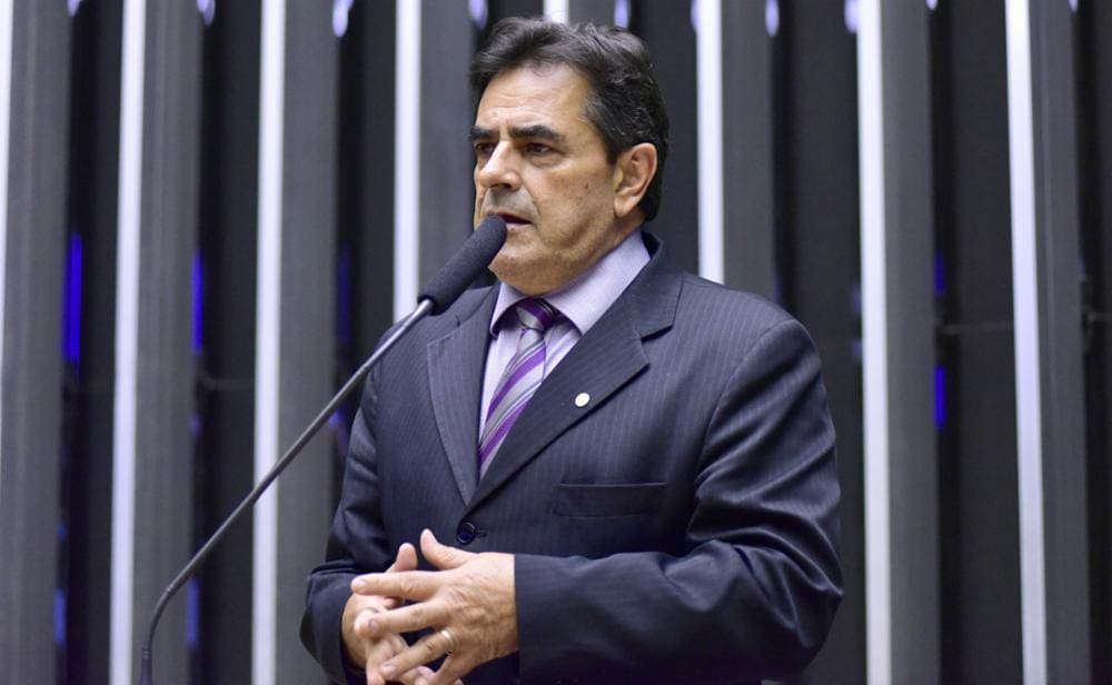 O deputado federal Domingos Sávio no plenário da Câmara dos Deputados