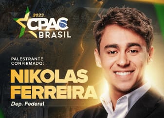 O deputado federal Nikolas Ferreira (PL-MG) será um dos palestrantes do CPAC 2023