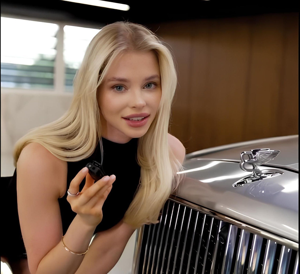 Descubra quem é a loira por trás do vídeo viral sobre o Bentley