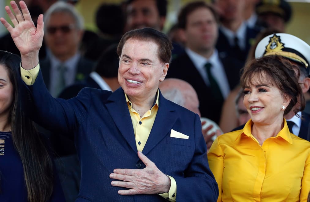 Silvio Santos e sua esposa, Íris Abravanel