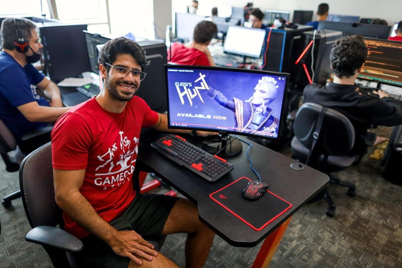 Tiago Zaidan, criador da Gamecraft Studios, empresa desenvolvedora de games