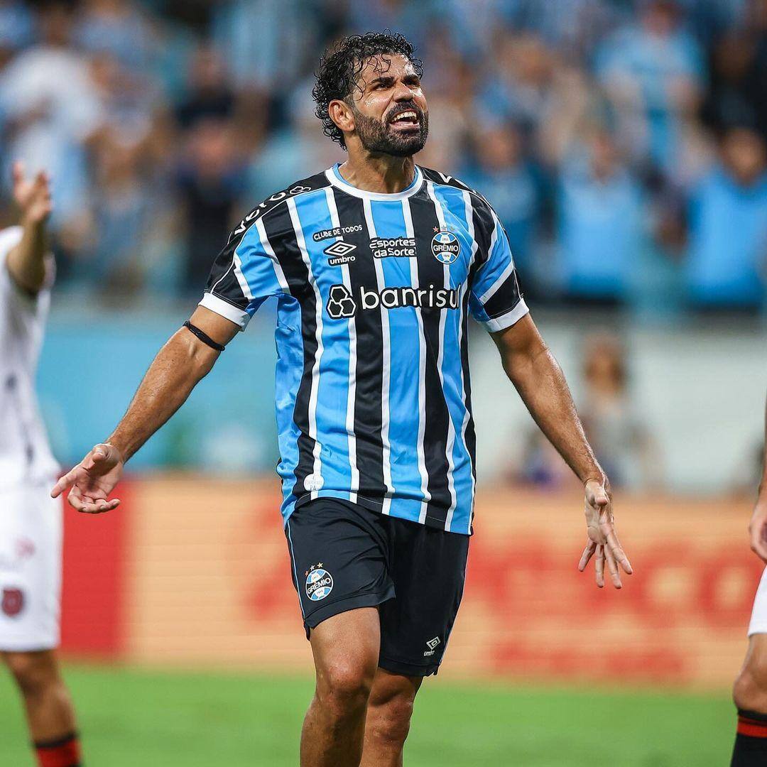 Diego Costa marcou o segundo gol do Grêmio