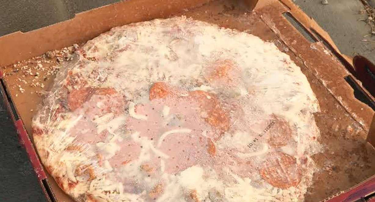 Pizza contaminada