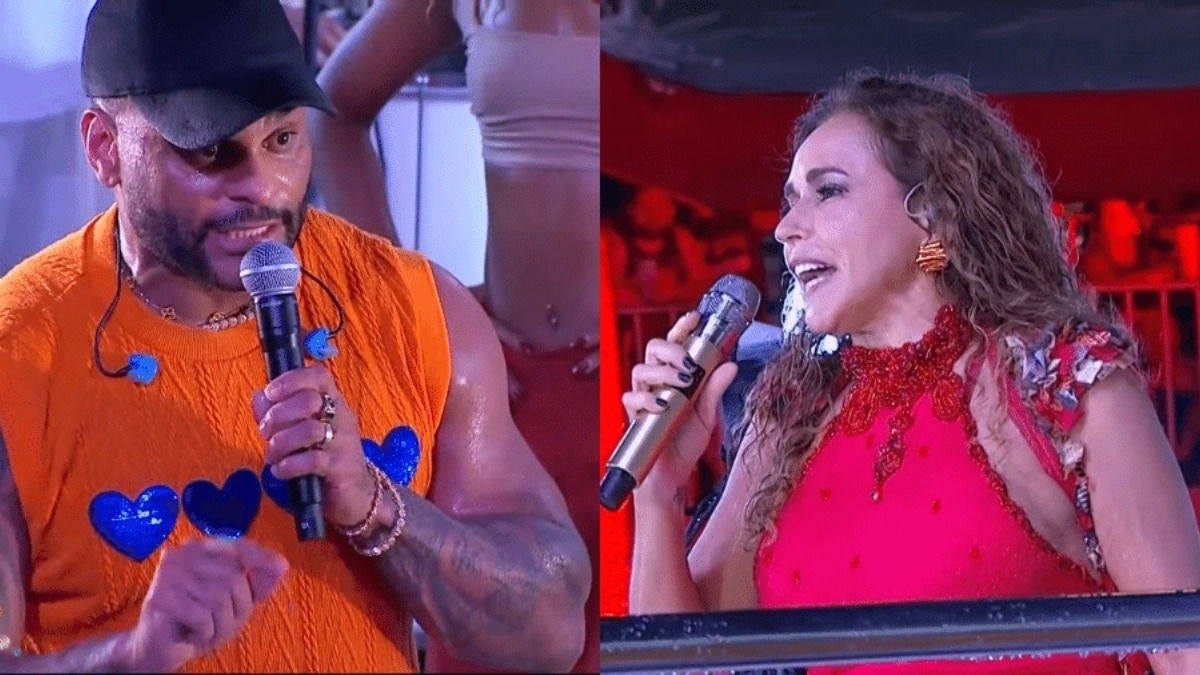 Tony Salles e Daniela Mercury protagonizaram um discussão ao vivo durante shows nessa segunda-feira (3) em Salvador