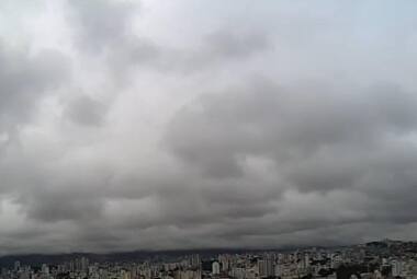 Céu nublado em BH