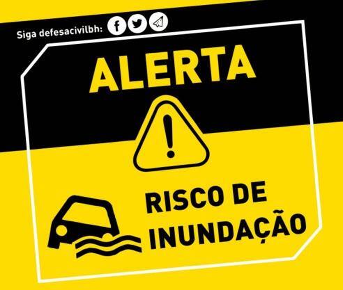 Defesa Civil alerta para riscos de inundação