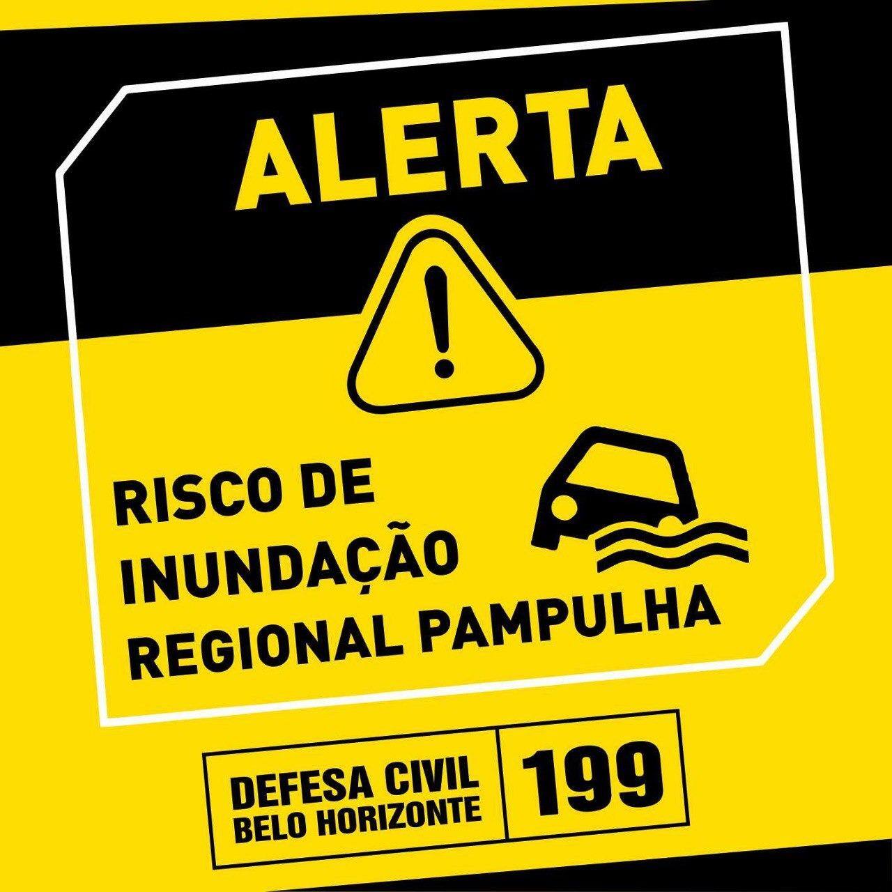 Alerta de inundação