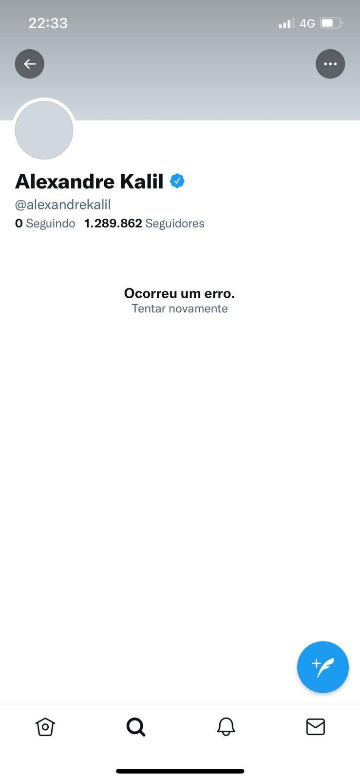 REDES SOCIAIS KALIL FORA DO AR
