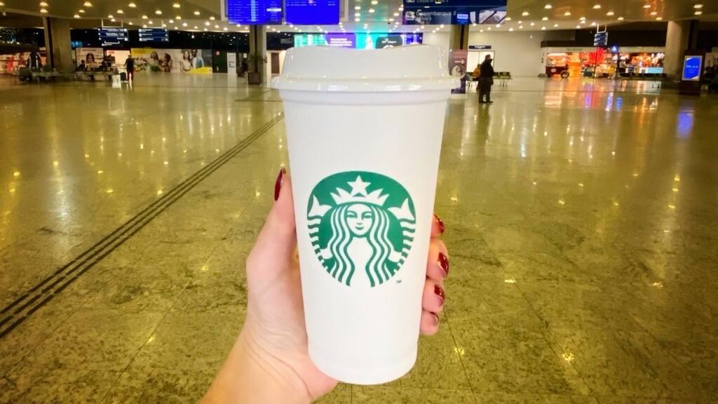 Starbucks no Aeroporto de Confins