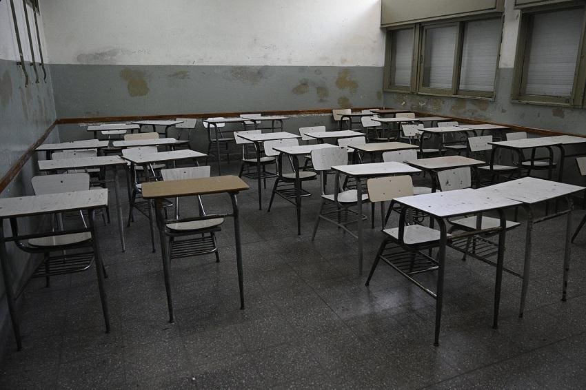 Sala de aula vazia