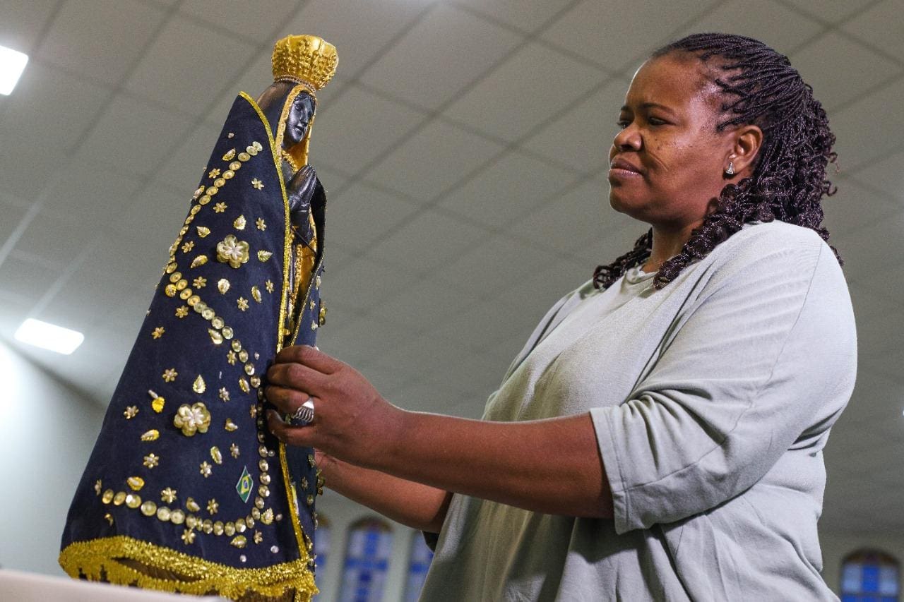 Cleuza Aparecida da Silva recebeu o segundo nome em homenagem à padroeira por causa da devoção dos pais.