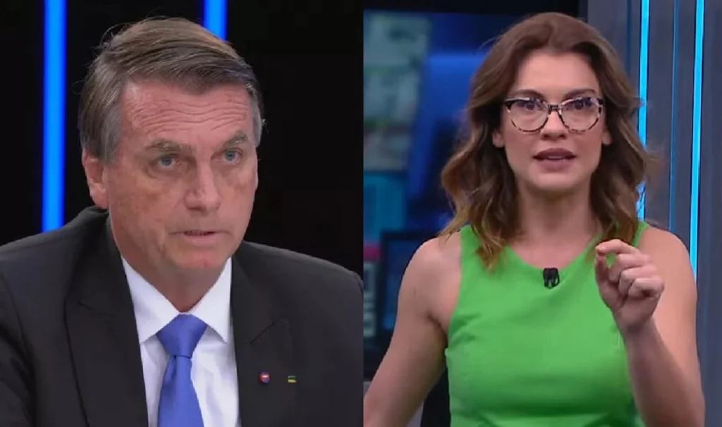 Elisa Veeck e Bolsonaro