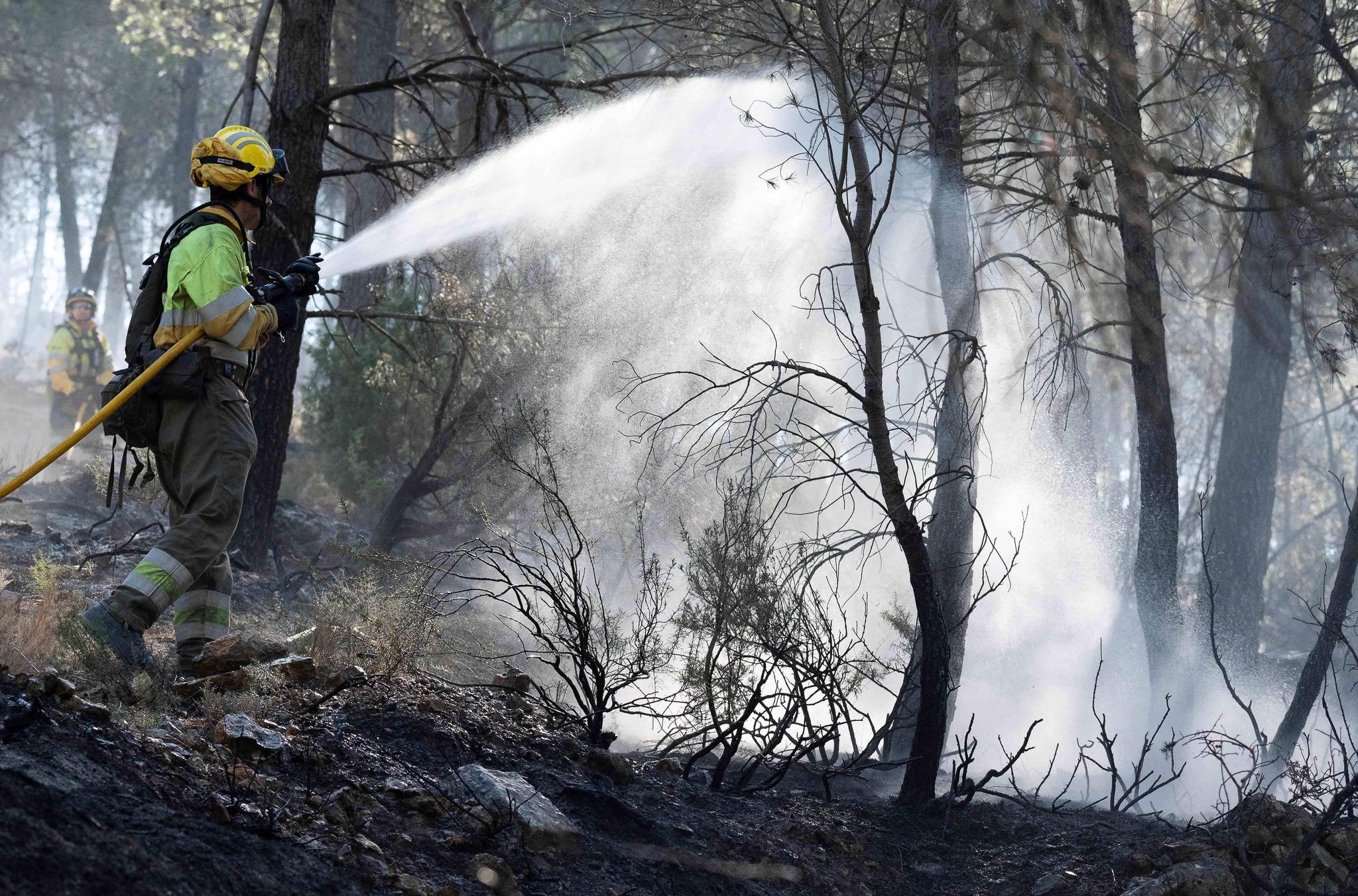 Onda de incêndios na Espanha