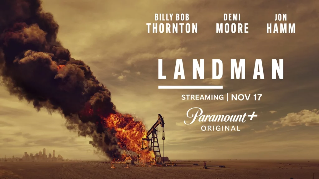 Landman Key Art streaming on Paramount+. Photo credit: Paramount+