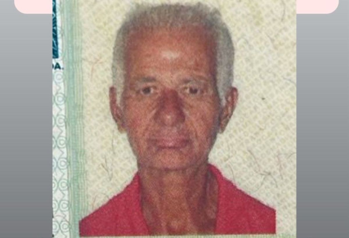 Família procura por idoso de 80 anos que está desaparecido  
