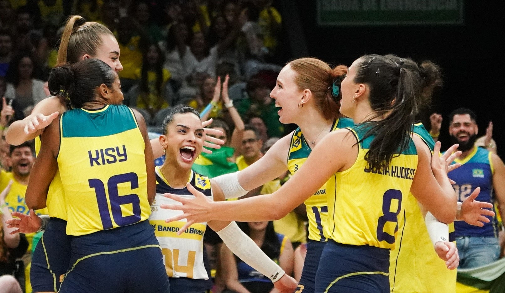 Brasil x Polônia na Liga das Nações de Vôlei Feminino 
