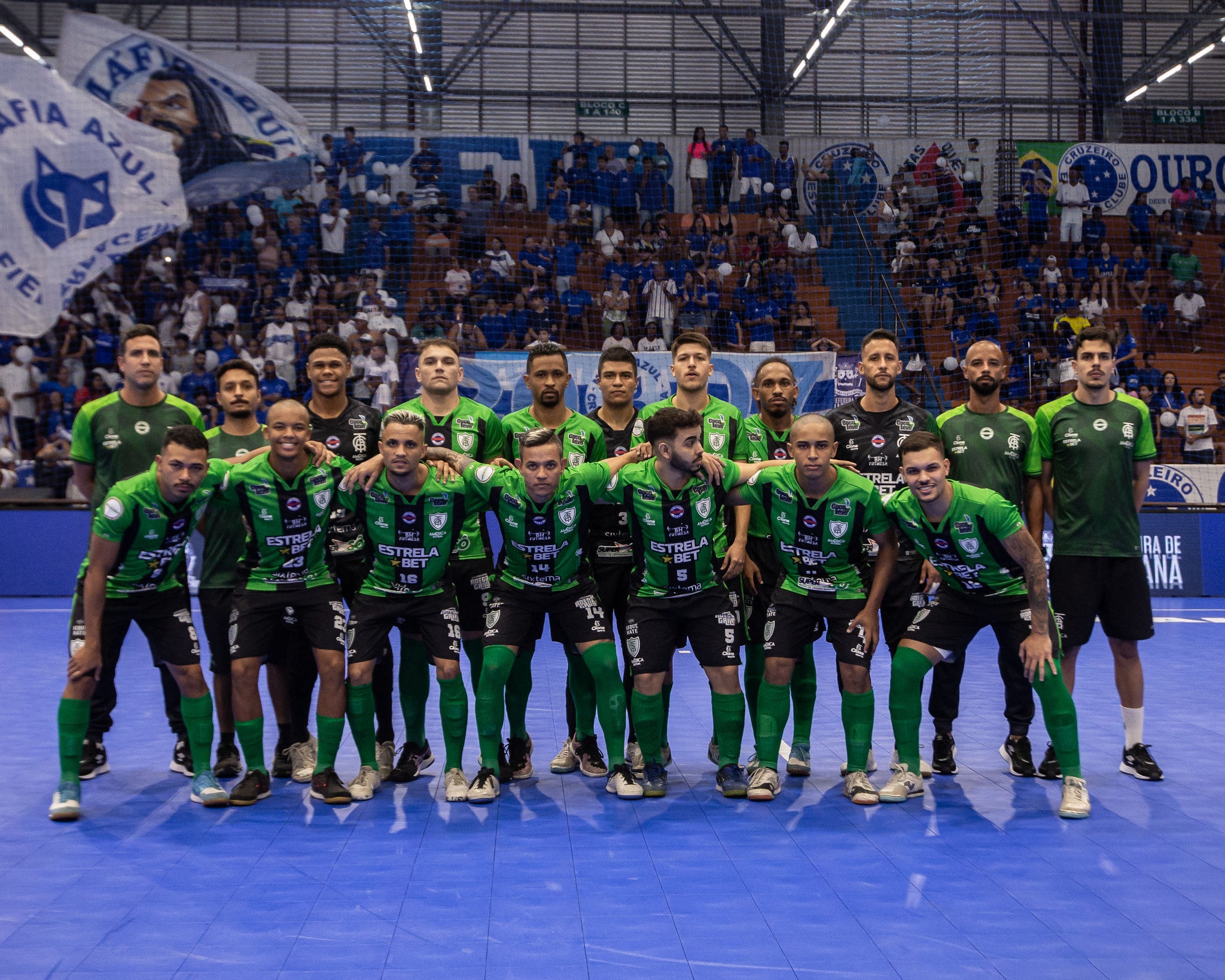 CRUZEIRO FUTSAL X AMERICA/MG FUTSAL - 1ª RODADA CAMPEONATO BRASILEIRO DE FUTSAL                                                    
                                                 
Foto: BRENO BABU/CRUZEIRO FUTSAL
 
IMPORTANTE: Imagem destinada a uso institucional e divulgação, seu uso comercial está vetado incondicionalmente por seu autor e o Cruzeiro Esporte Clube.
 
IMPORTANT: image intended for institutional use and distribution. Commercial use is prohibited unconditionally by its author and Cruzeiro Esporte Clube.
Foto: Gustavo Aleixo/Cruzeiro
 
IMPORTANTE: Imagem destinada a uso institucional e divulgação, seu uso comercial está vetado incondicionalmente por seu autor e o Cruzeiro Esporte Clube.
 
IMPORTANT: image intended for institutional use and distribution. Commercial use is prohibited unconditionally by its author and Cruzeiro Esporte Clube.