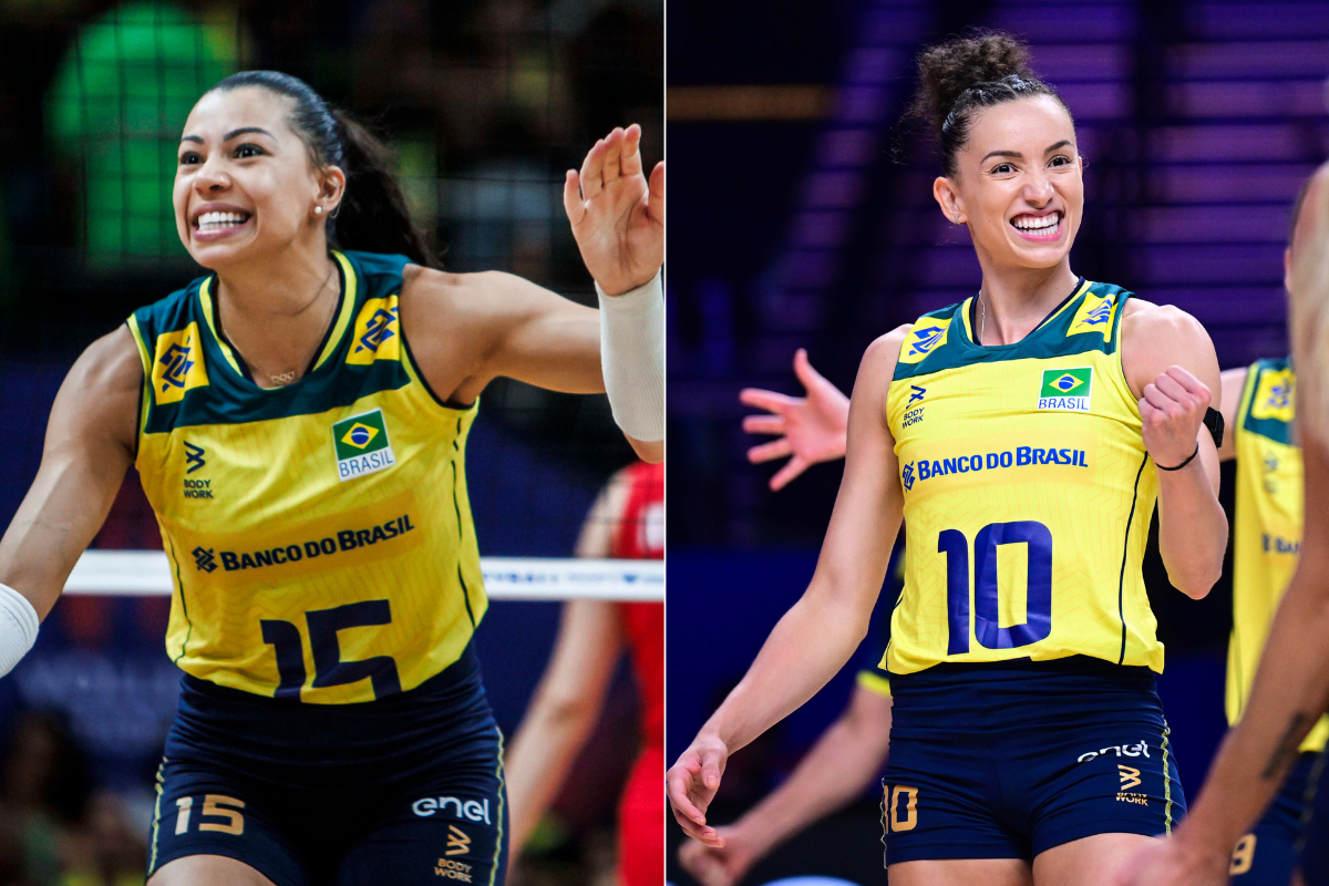 Carol (esq.) e Gabi são convocadas para os Jogos Olímpicos de Paris-2024
